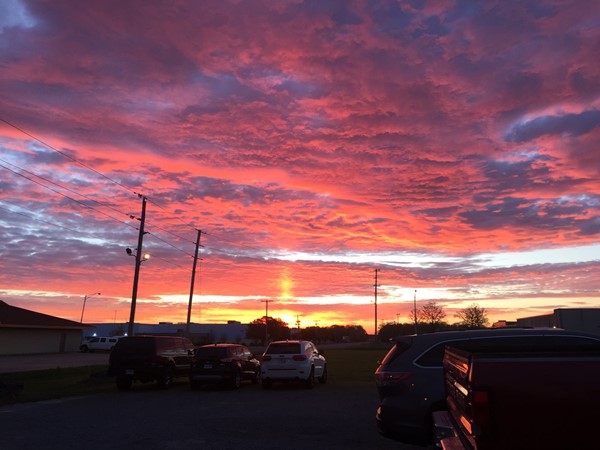 Sunrise over Searcy Crossfit