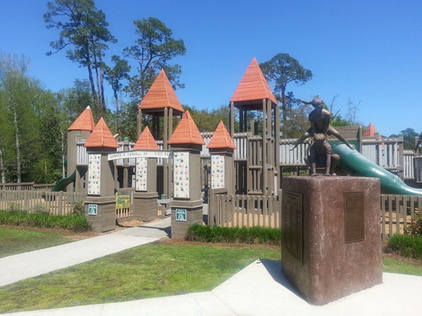 Beautiful day to enjoy Orange Beach Kids Park with the grandkids!