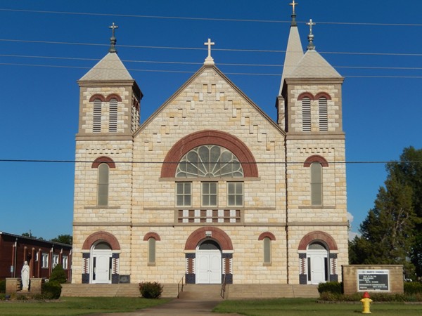 St. Marys Catholic Church. Come see the historic architecture of Ellis