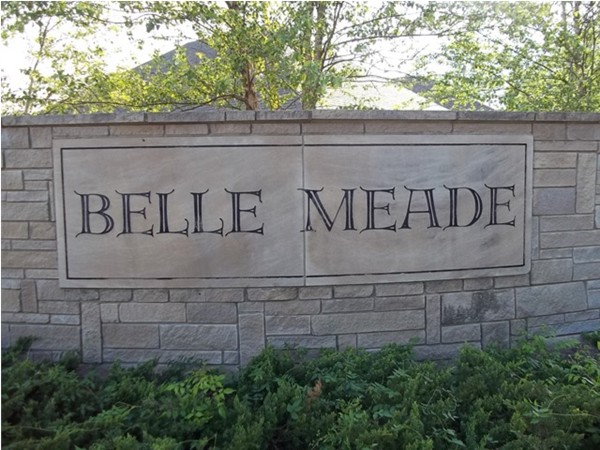 Entrance to Belle Meade 