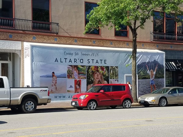 One of my favorite clothing stores, Altar'd State, coming soon to Country Club Plaza
