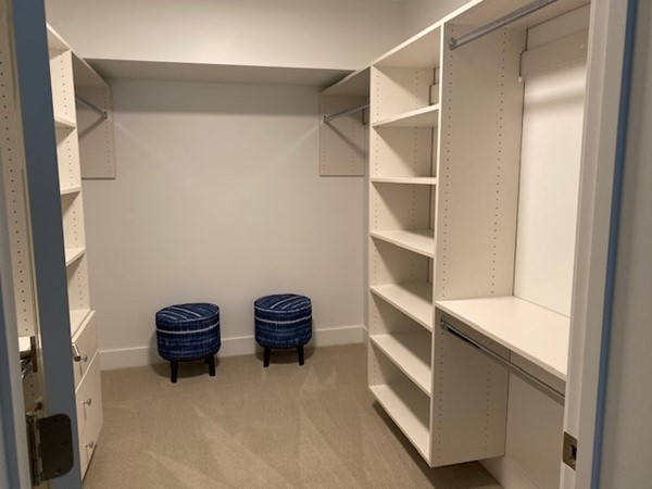 Large closets and lots of storage
