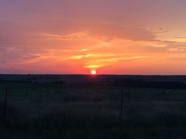 Hard to beat a Western Oklahoma sunset