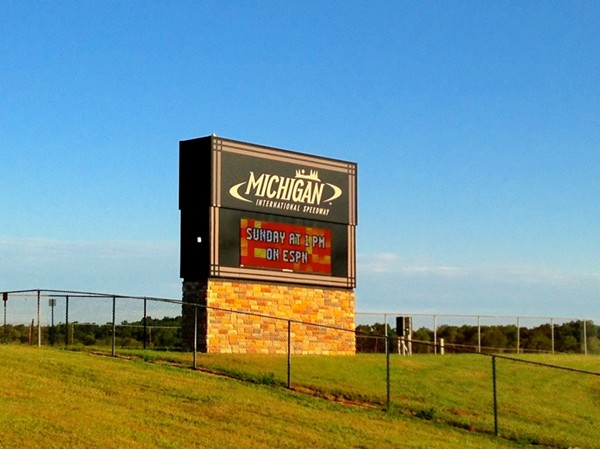 Michigan International Speedway entrance