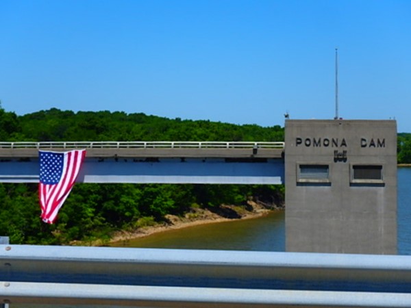 Memorial Day 2017 American Legion flew the flag at Pomona Lake
