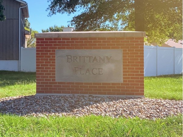 Entrance to Brittany Place from Roanoke