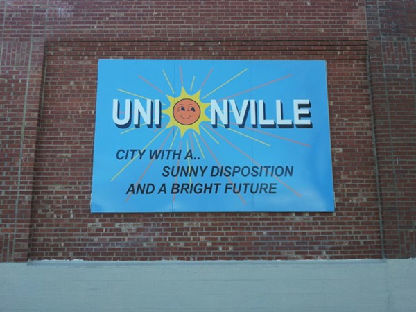 The sign really says it all, Unionville is a great community to live in 