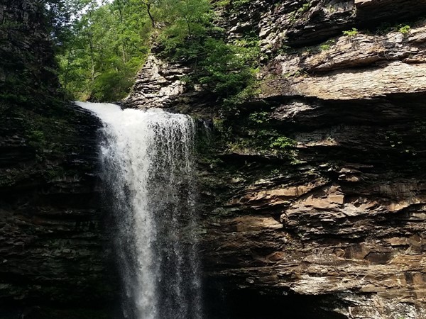 The beautiful waterfall at Petit Jean State Park is truly a natural treasure