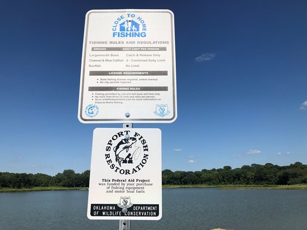 “Close to Home Fishing.” Fishing at the lake at the park, requires a fishing license. 