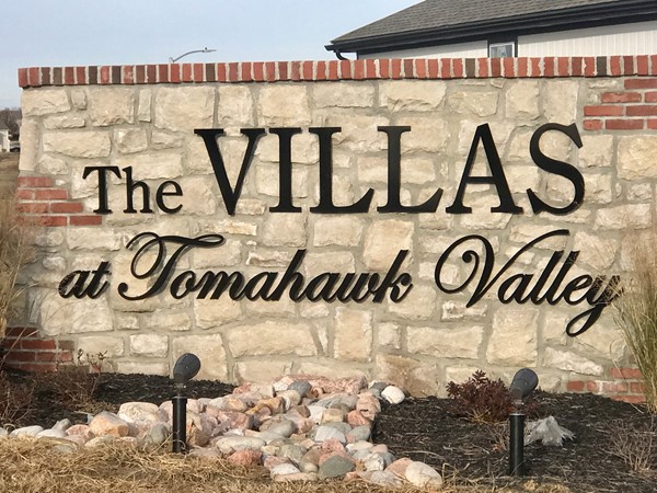 Construction is underway in The Villas at Tomahawk Valley, Basehor, KS