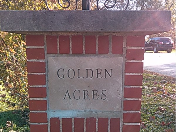 Golden Acres is tucked away in a quiet area