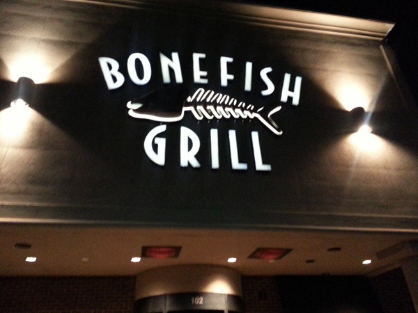 Bonefish Grill at the waterfront - one of Wichita's best places for fresh seafood.