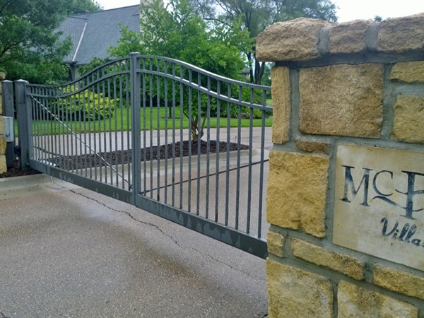 Entry gates to the Villas of McFarland Farm