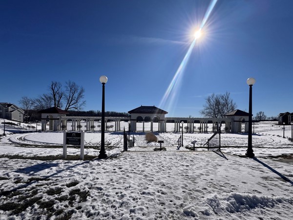 Even in the winter “The Pergola” is shining
