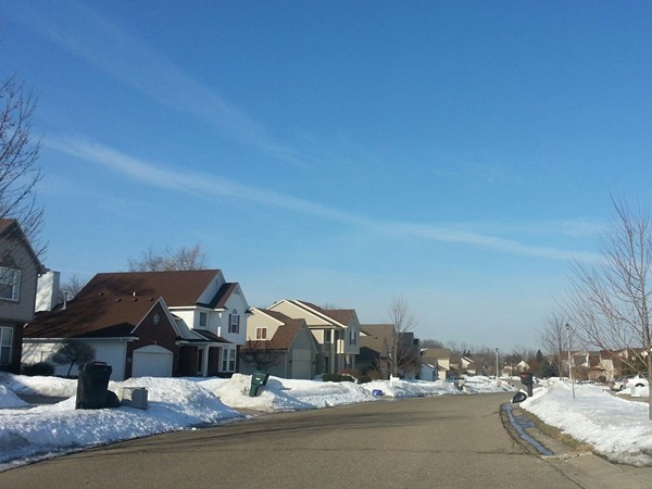 Street view for Sherwood Hills subdivision, Cook Rd. Grand Blanc MI