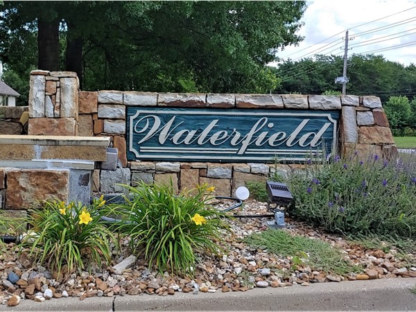 Waterfield is a beautiful, well sought after neighborhood in Blue Springs