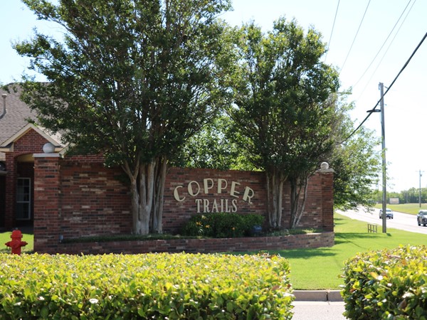 Copper Trails is a small neighborhood consisting of only one entrance 