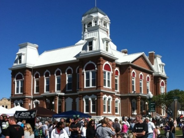Beautiful fall day at the Versailles Apple Festival 