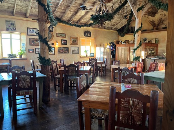 Featured in Travel Oklahoma, White Dog Hill has a unique rustic ambiance and delicious food