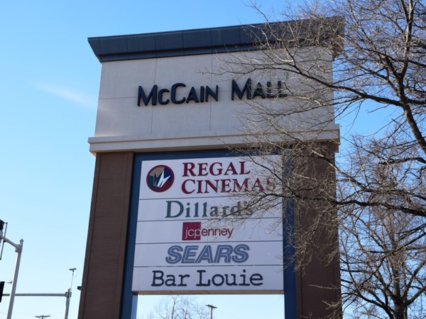 McCain Mall at the corner of McCain Blvd and Hwy 67 is a big draw for out of town shoppers