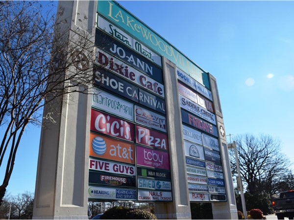 Lakewood Village is truly a "one stop shop"... featuring a number of restaurants and merchants