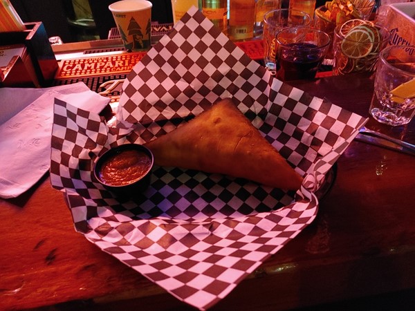 Michelangelo Hot Pocket at Radbar - great place for a drink or a quick bite to eat