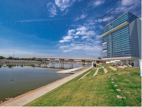 One of OKC's unique event attractions on the Oklahoma River Boathouse District