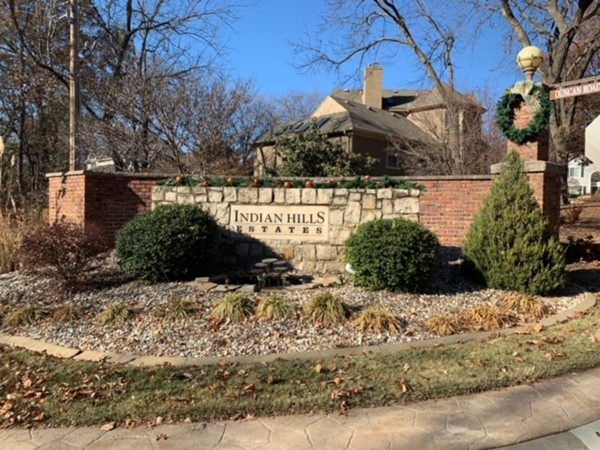 Front entry to Indian Hills Estates