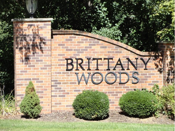 Entrance to Brittany Woods 