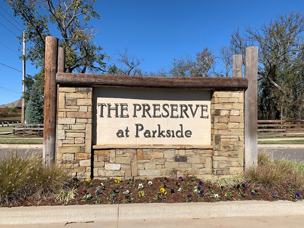 Welcome to The Preserve at Parkside