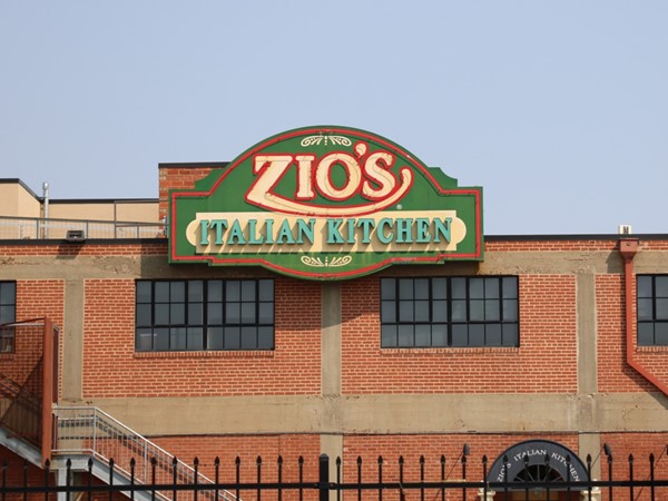 Zio's is located right off the Bricktown Canal