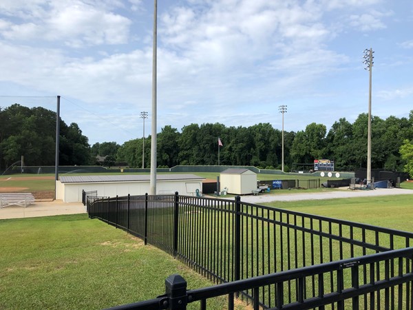 The baseball fields at Tuscaloosa Academy 