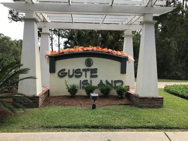 Guste Island entrance