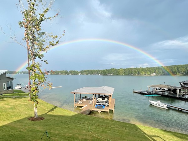 Rainbow over Lake Martin