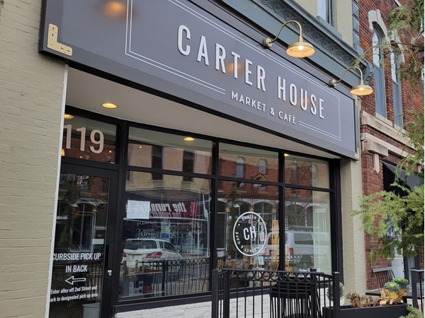 Find local, fresh foods and Midwestern hospitality at Carter House Market & Café 