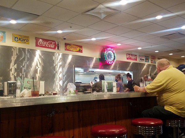 It's always busy at the Corner Cafe, but it's perfect for a yummy meal at a fair price 