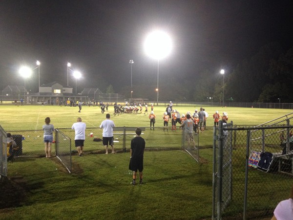 Another great night at one of Huntsville Parks watching kids play football. Richard Showers Park