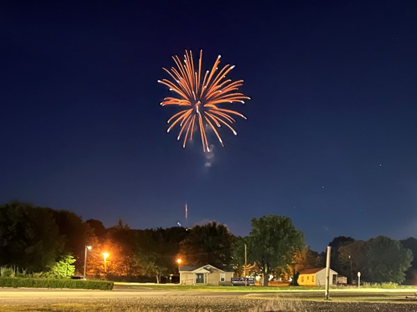 Fireworks over Poteau
