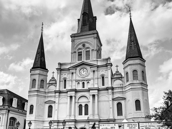 St. Louis Cathedral looking stately and gorgeous during French Quarter Festival 2019