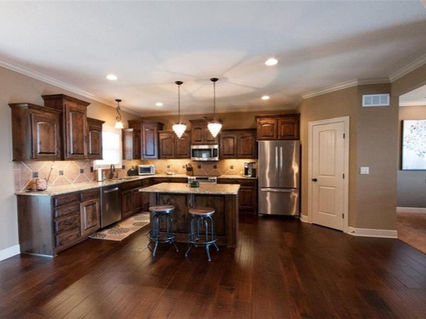 An awesome kitchen at Eagle Creek Subdivision, in Lee's Summit