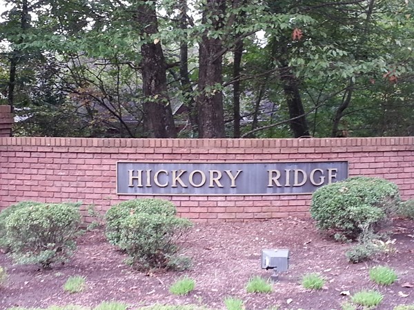 HIckory Ridge...less than a mile from Valleydale Road and 5 miles from Hwy 280
