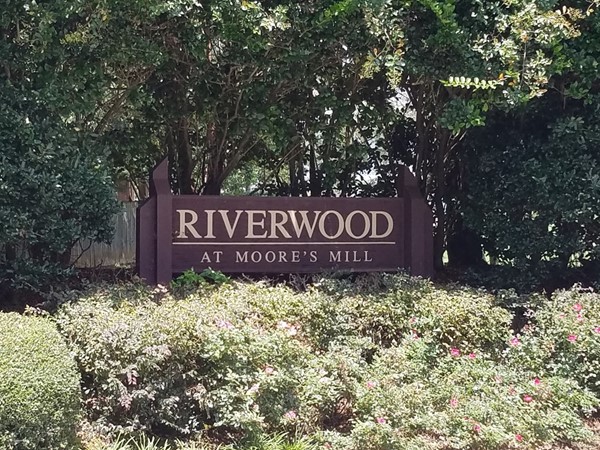 Entrance to Riverwood at Moore's Mill