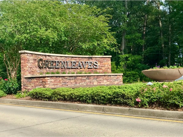 Greenleaves Subdivision entrance 