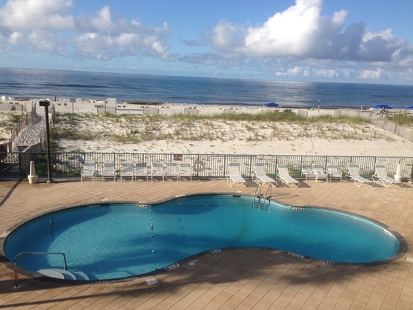 Beach or pool?! Tough decision! Surf Side Shores on West Beach--at least they aren't far apart