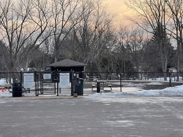 The Cedar Falls Paw Park is completely fenced in so your furry friends won't get lost