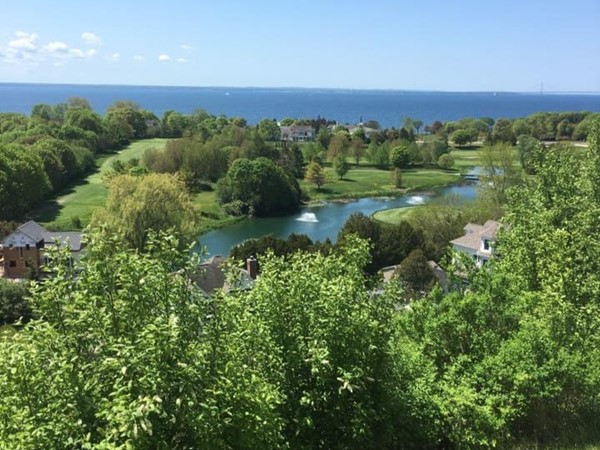 View of the island from Fort Mackinac