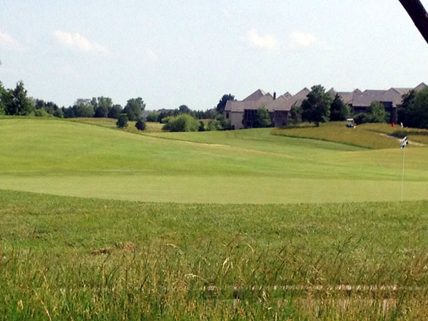 The 13th hole at The Links at Lionsgate development.