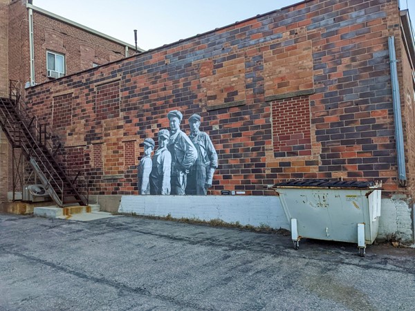  Photo murals in downtown Cedar Falls offer a glimpse into the past
