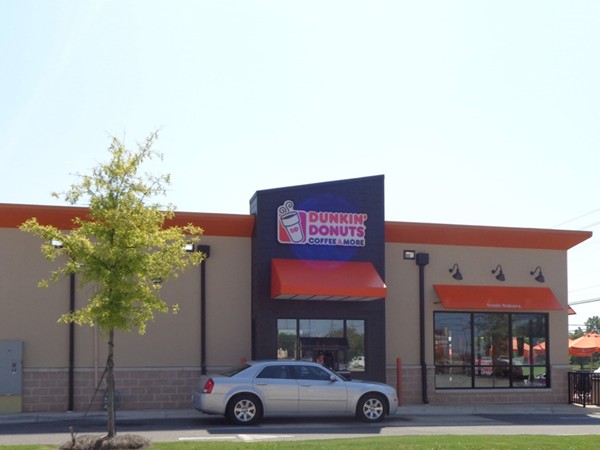 Dunkin' Donuts located right off of Vaughn Road 
