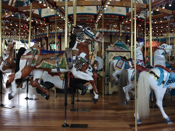 Silver Beach Carousel after hours
